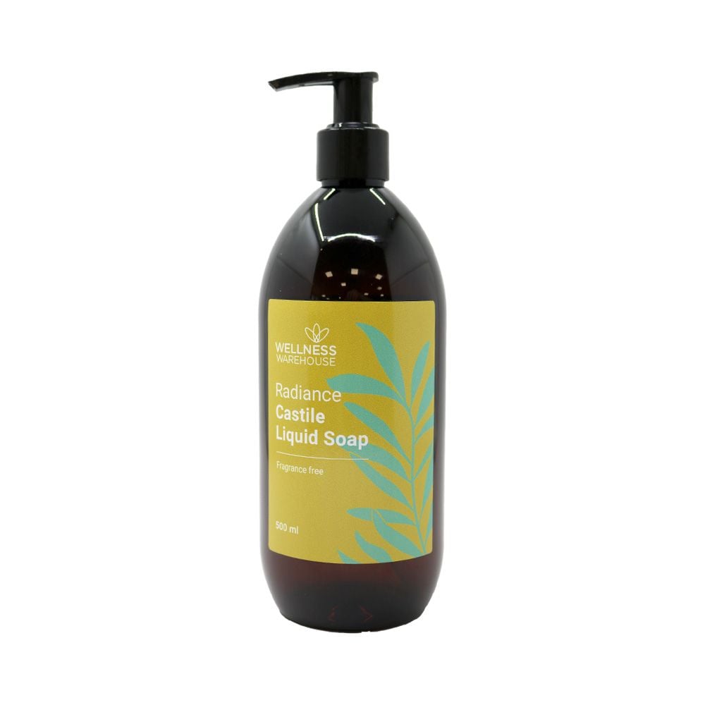 Wellness Radiance Castile Liquid Soap Fragrance Free 500ml