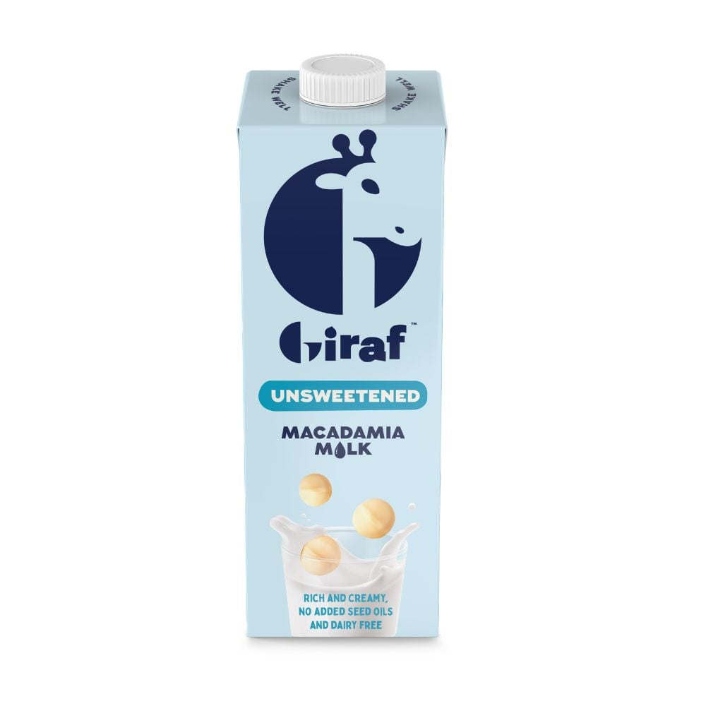 Giraf Macadamia Milk Original Unsweetened 1lt