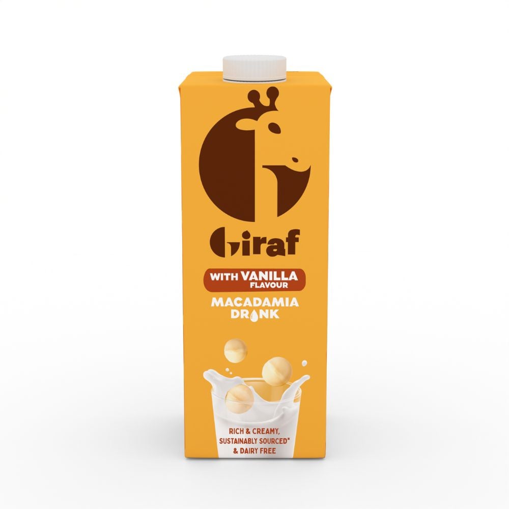 Giraf Macadamia Milk Vanilla 1lt