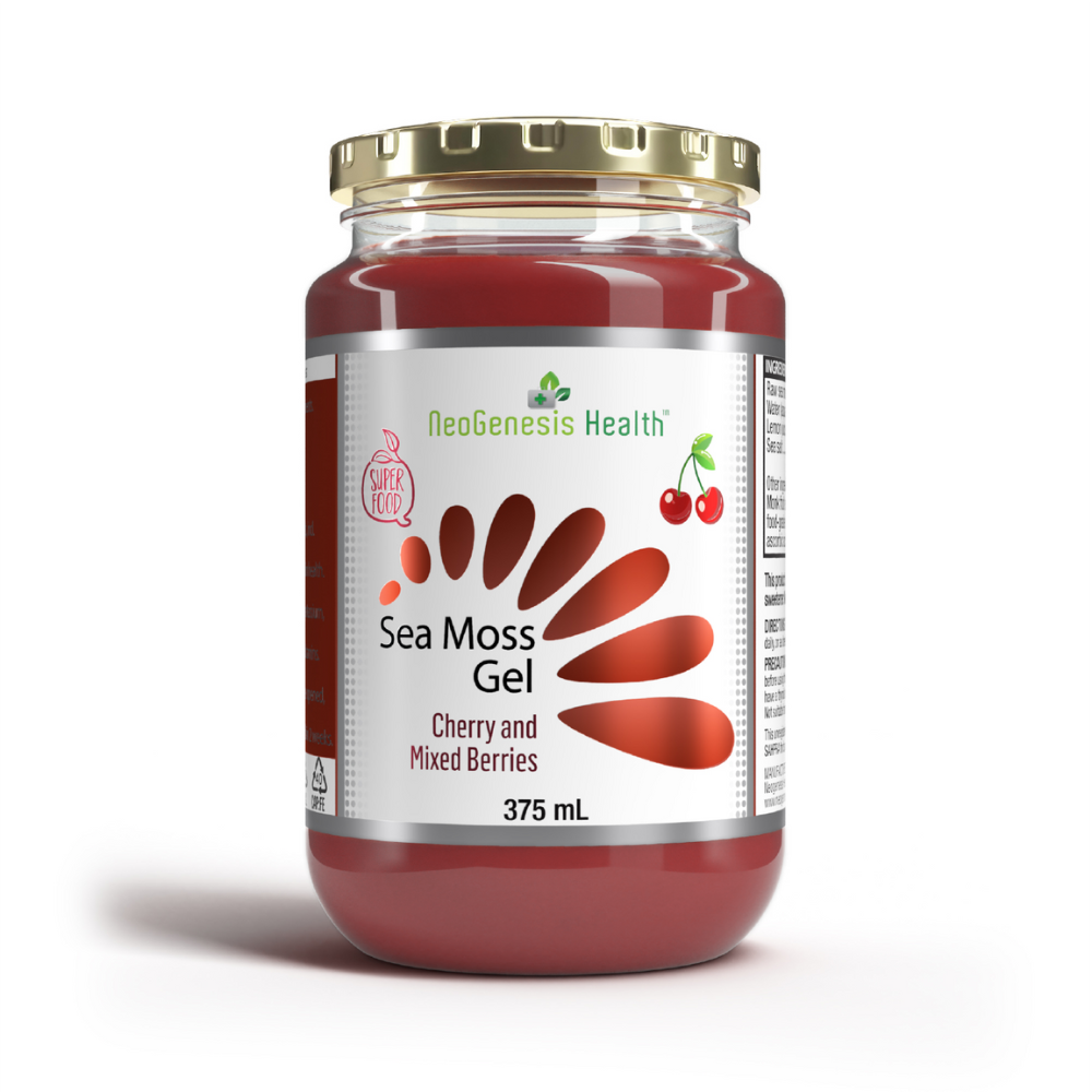 Neogenesis Sea Moss Gel Cherry and Mixed Berries 375ml