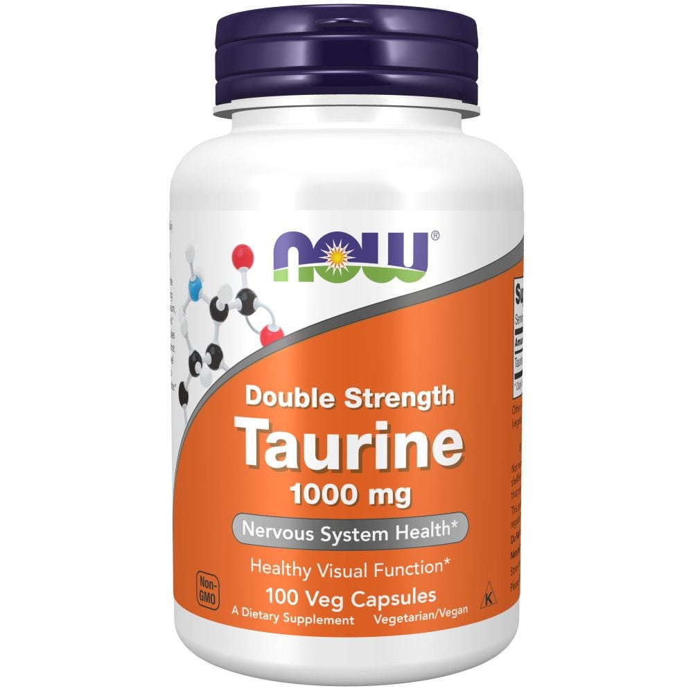 NOW Taurine Double Strength 1000mg 100s