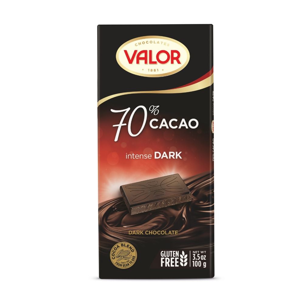 Valor 70% Dark Chocolate Slab 100g