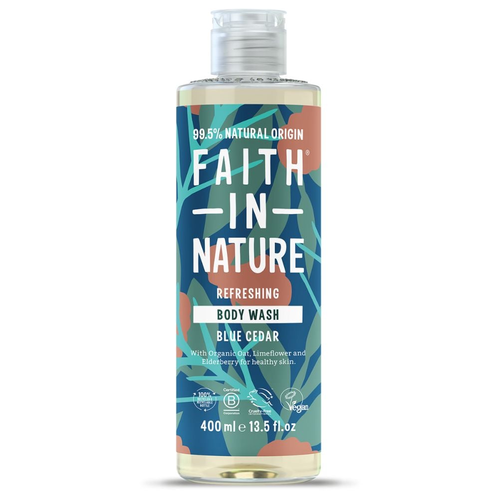 Faith in Nature Body Wash Blue Cedar 400ml