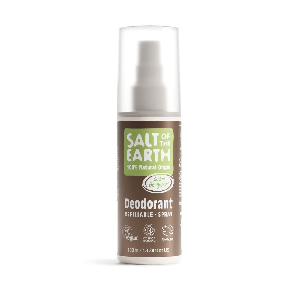 Salt Of The Earth Deodorant Spray Oud & Bergamot 100ml