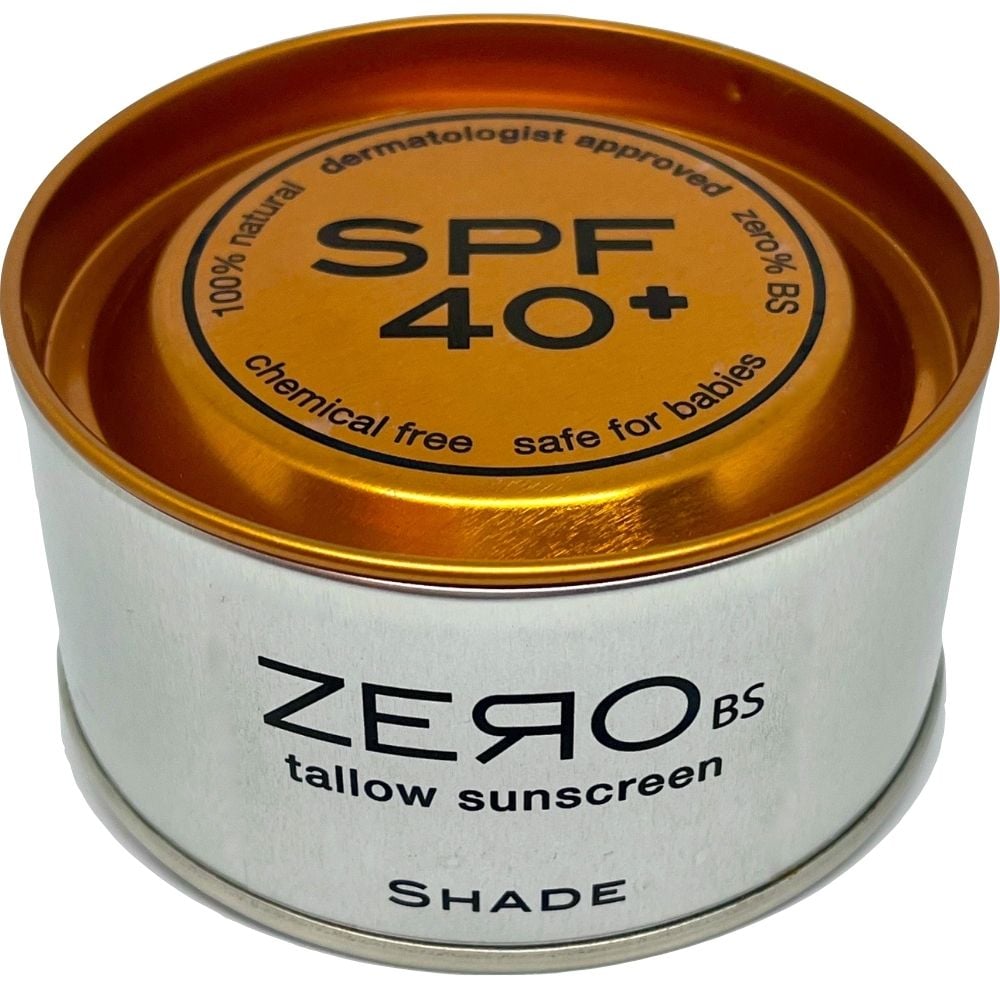 Zero BS Shade Tallow Based Sunscreen SPF 40+ Push Up 120ml