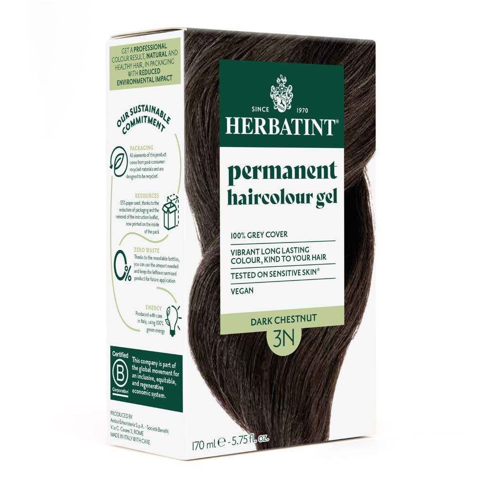 Herbatint Hair Colour Dark Chenstnut 3N 170ml