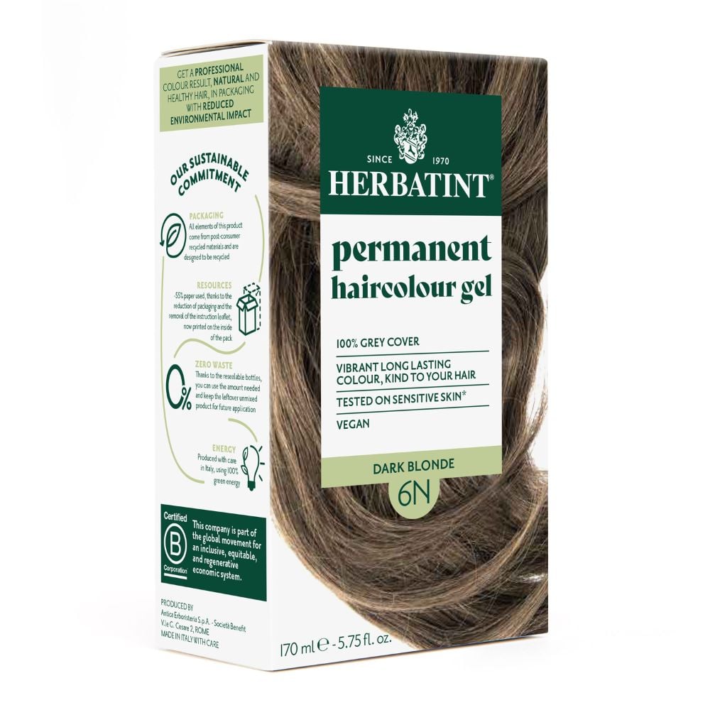 Herbatint Hair Colour Dark Blonde 6N 170ml