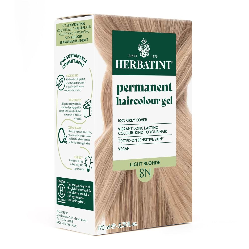 Herbatint Hair Colour Light Blonde 8N 170ml