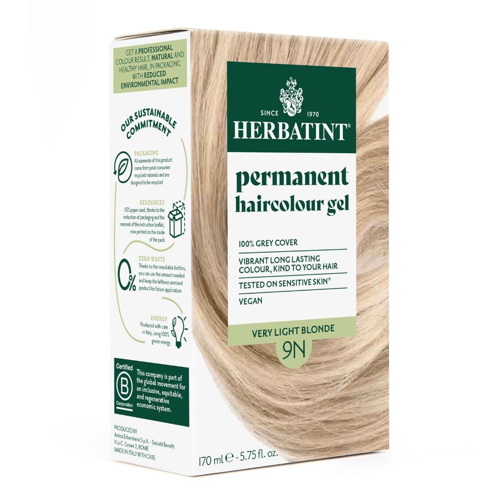 Herbatint Hair Colour Very Light Blonde 9N 170ml
