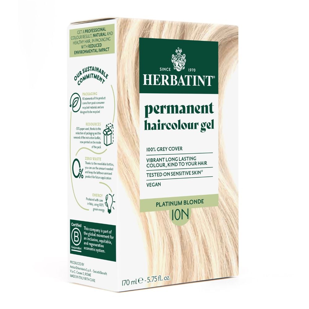 Herbatint Hair Colour Platinum Blonde 10N 170ml
