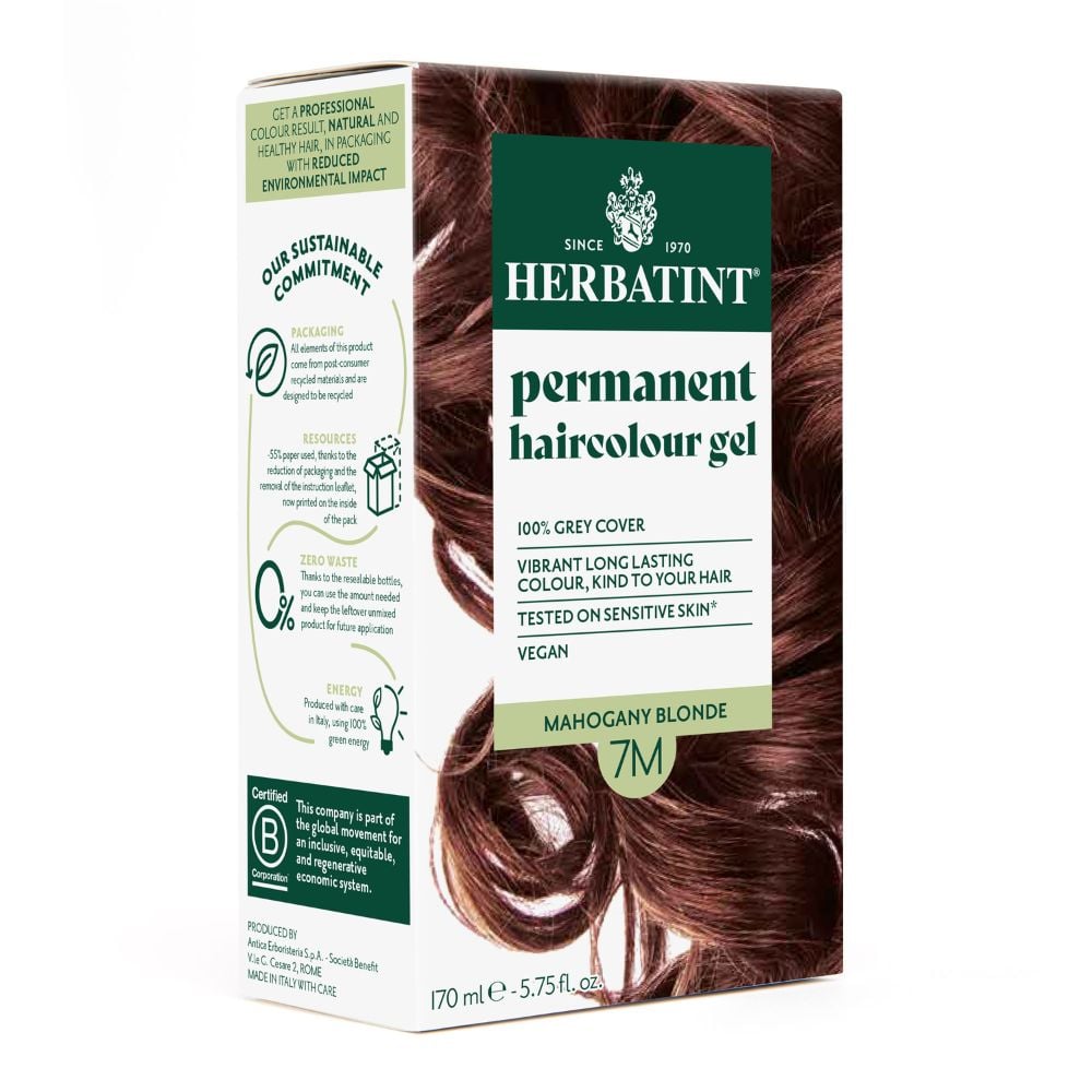 Herbatint Hair Colour Mahogany Blonde 7M 170ml