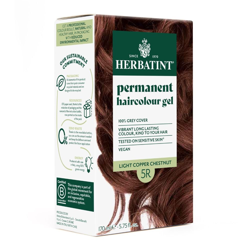 Herbatint Hair Colour Light Copper Chestnut 5R 170ml