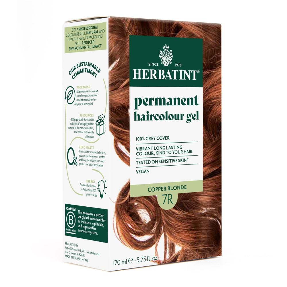 Herbatint Hair Colour Copper Blonde 7R 170ml