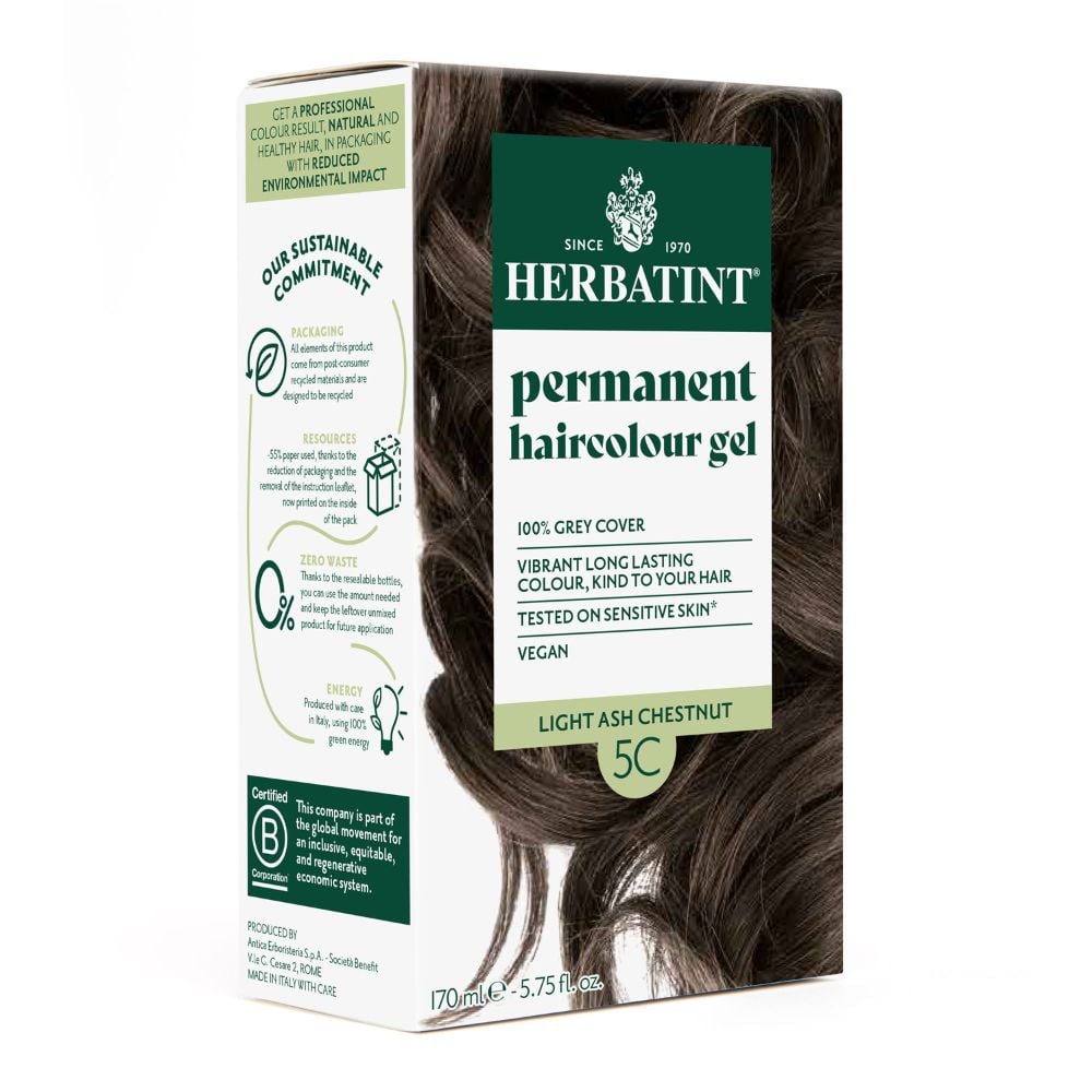 Herbatint Hair Colour Light Ash Chestnut 5C 170ml