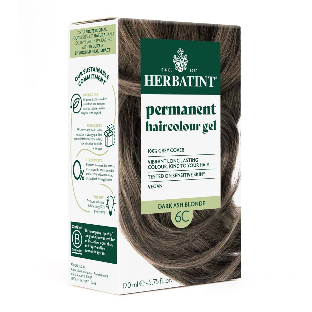 Herbatint Hair Colour Dark Ash Blonde 6C 170ml