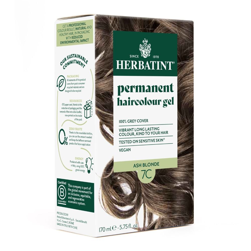 Herbatint Hair Colour Ash Blonde 7C 170ml