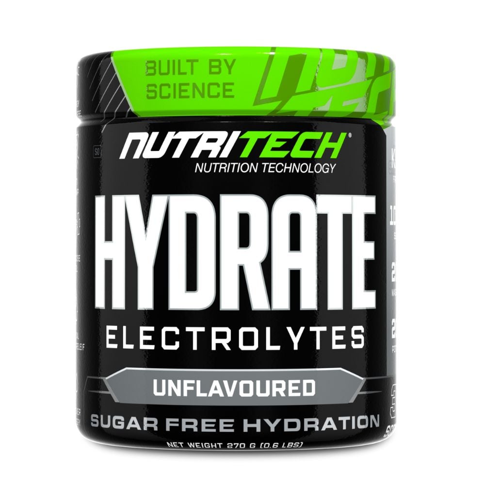 Nutritech Hydrate Electrolytes Unflavoured 270g