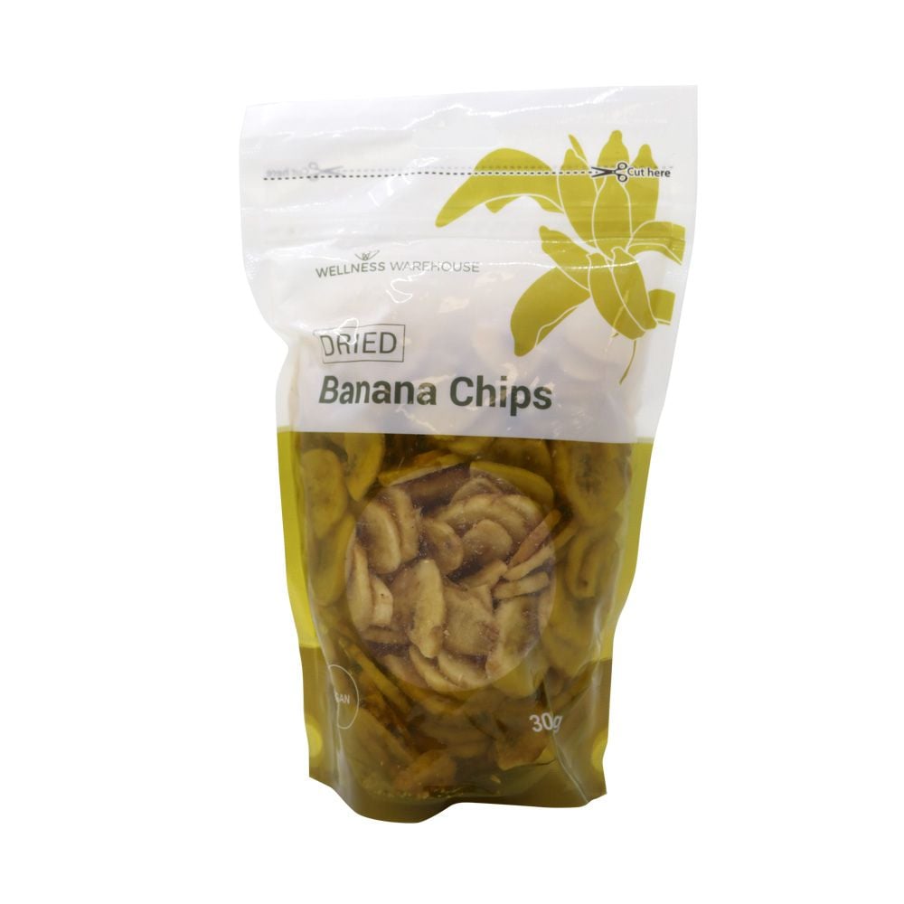 Wellness Banana Chips Whole 300g