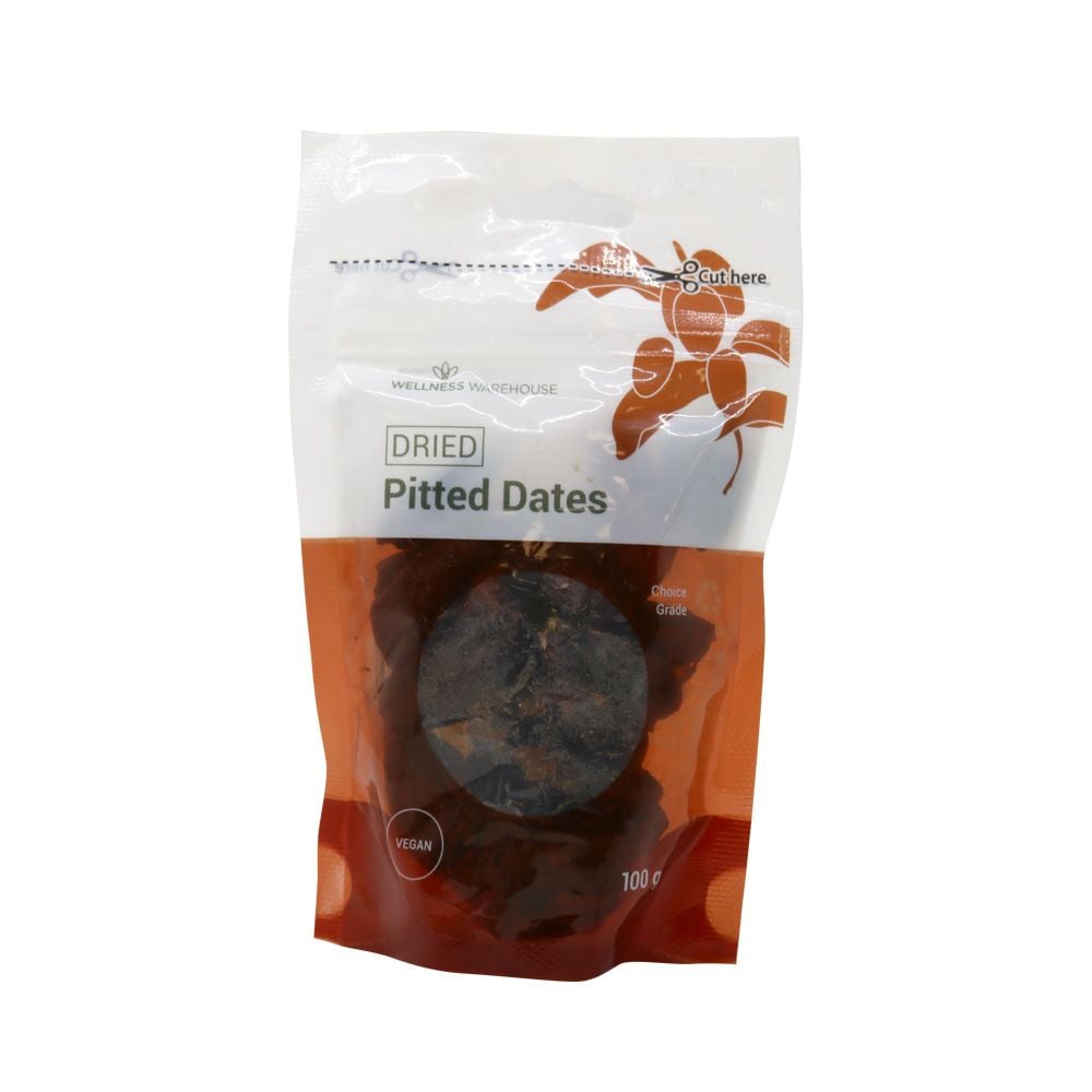 Wellness Dates Pitted Dried 100g