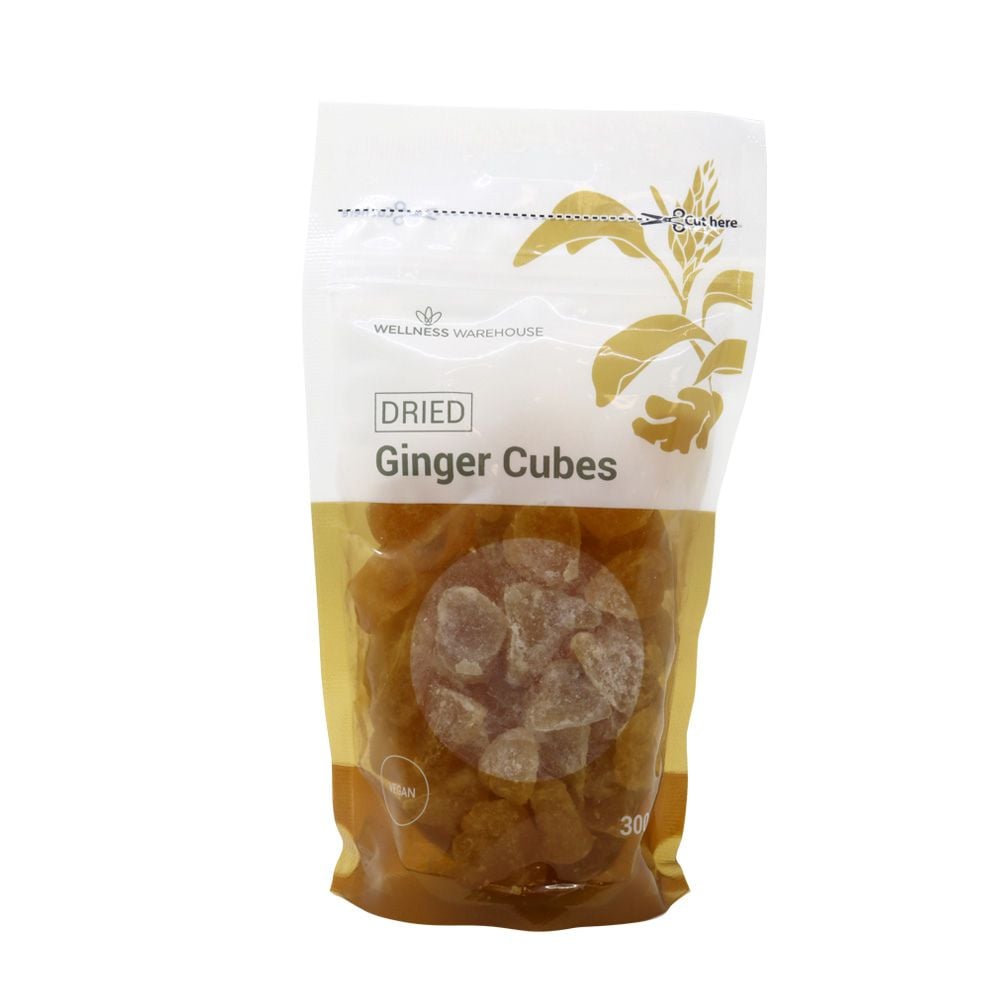 Wellness Ginger Cubes Dried 300g