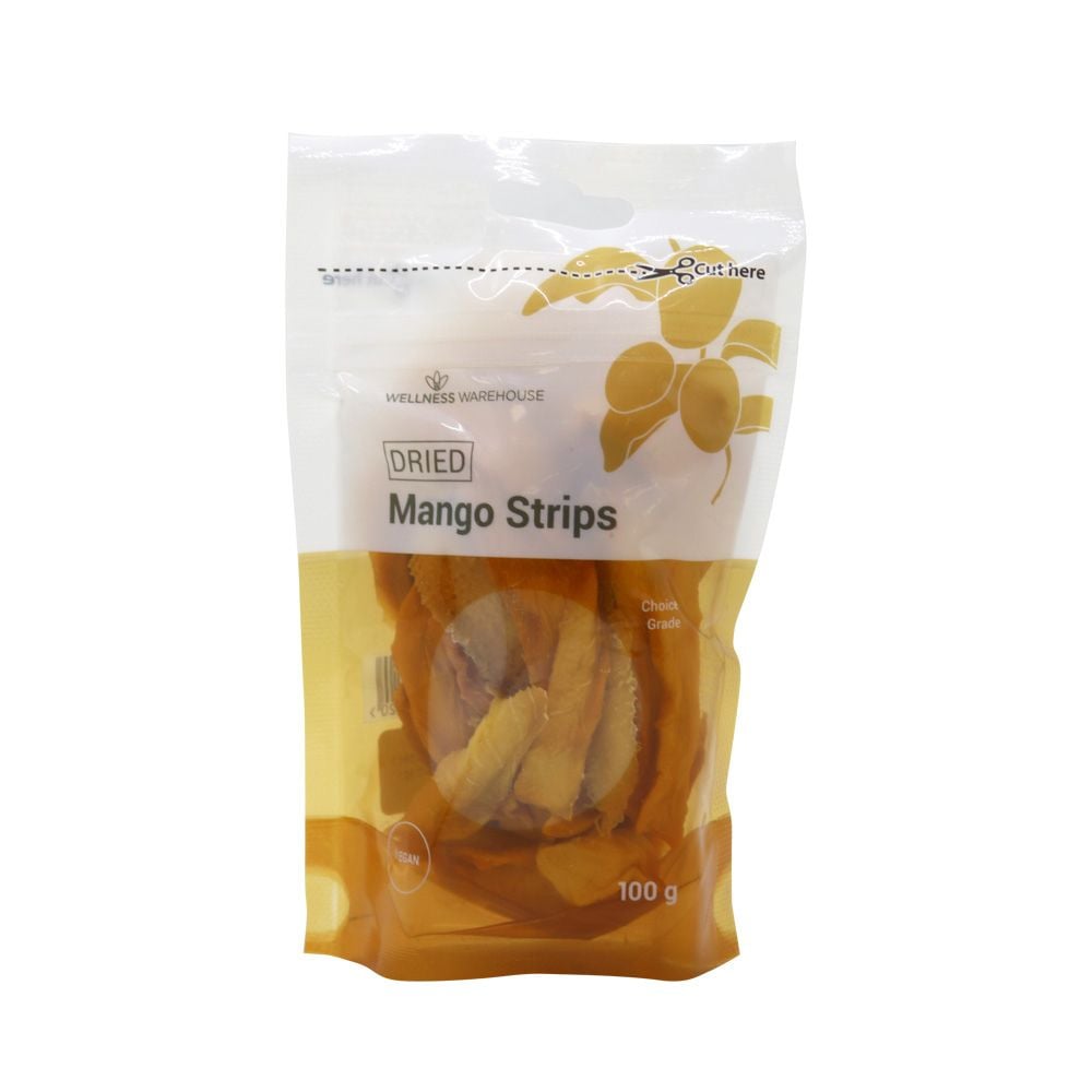 Wellness Mango Strips Dried 100g