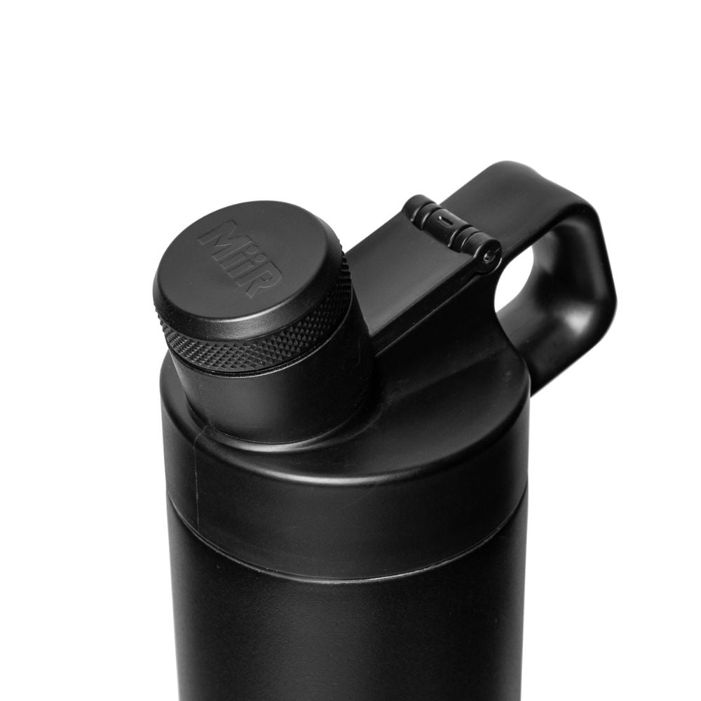 Wellness Hydration Bottle Chug Lid Black