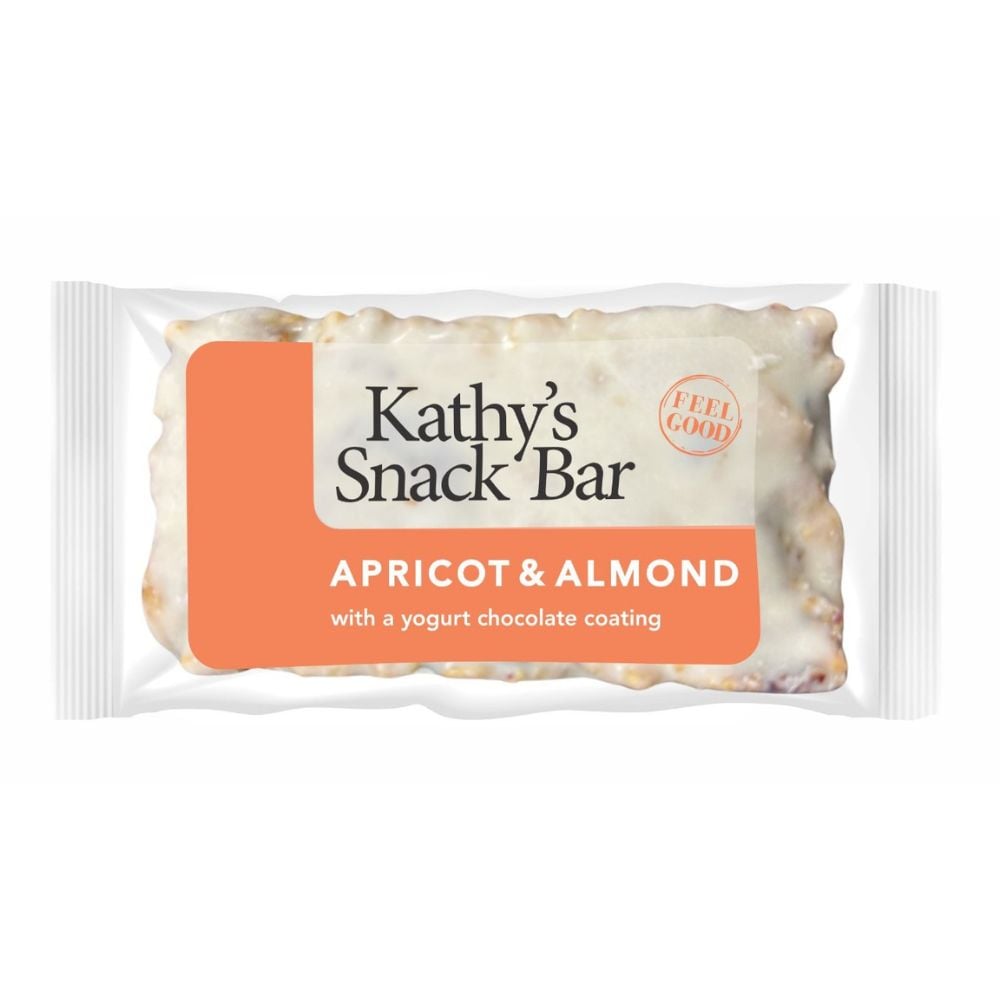 Kathy's Kitchen Snack Bar Apricot & Almond Yoghurt Coated 50g