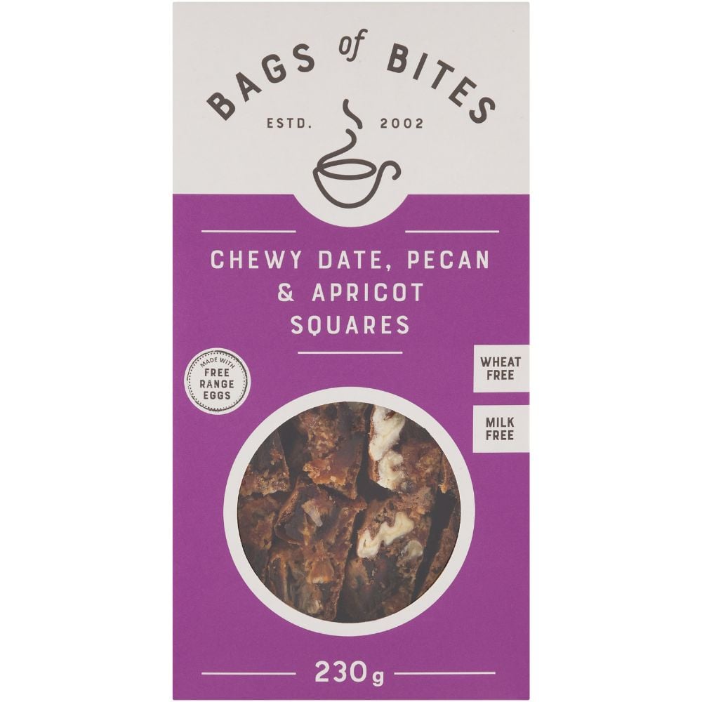 Bags of Bites Biscuits Date Pecan & Apricot 230g