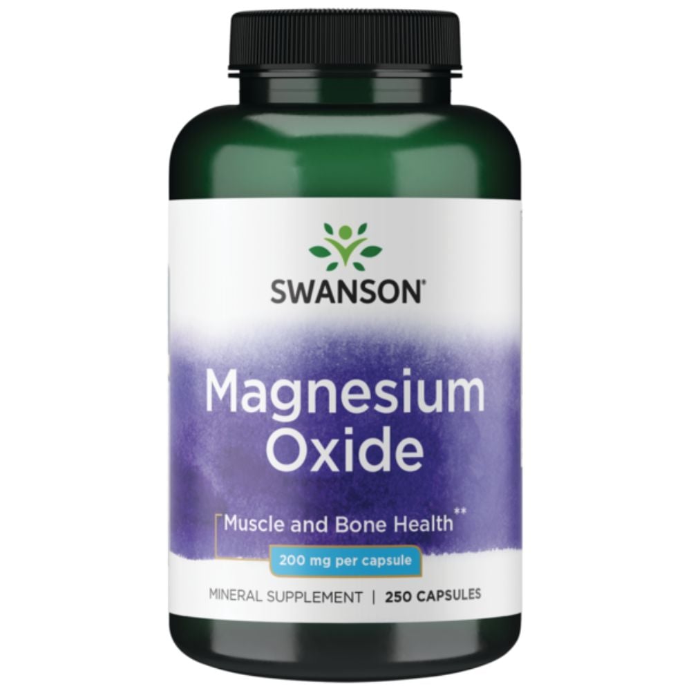 Swanson Magnesium Oxide 200mg 250s