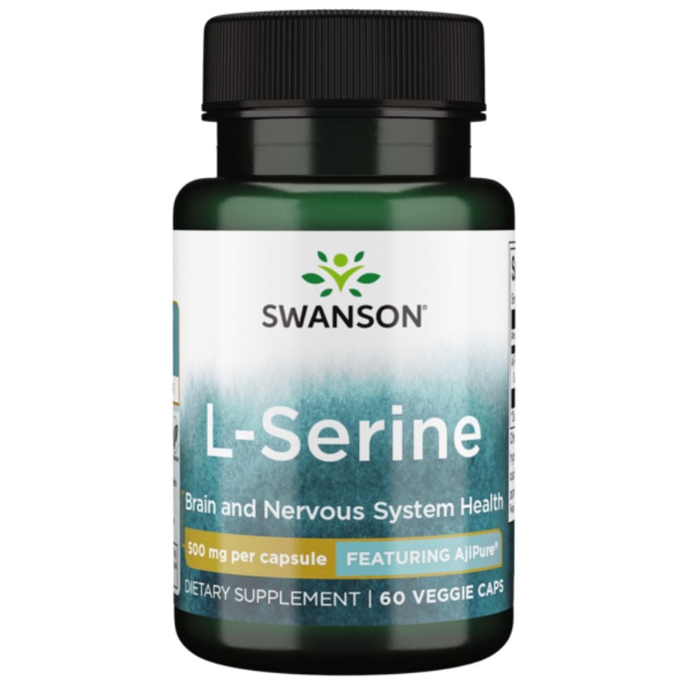 Swanson L-Serine Featuring Ajipure 500mg 60s