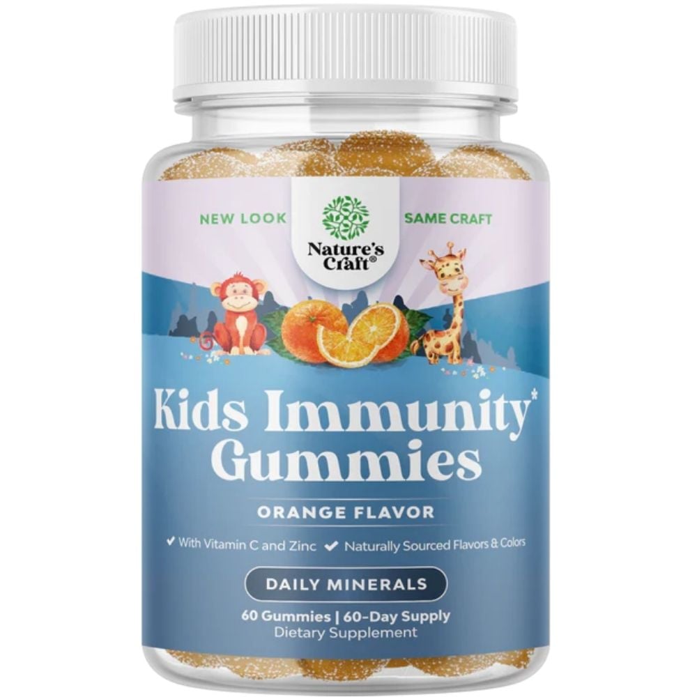Nature's Craft Kids Immunity Gummies Orange 60s