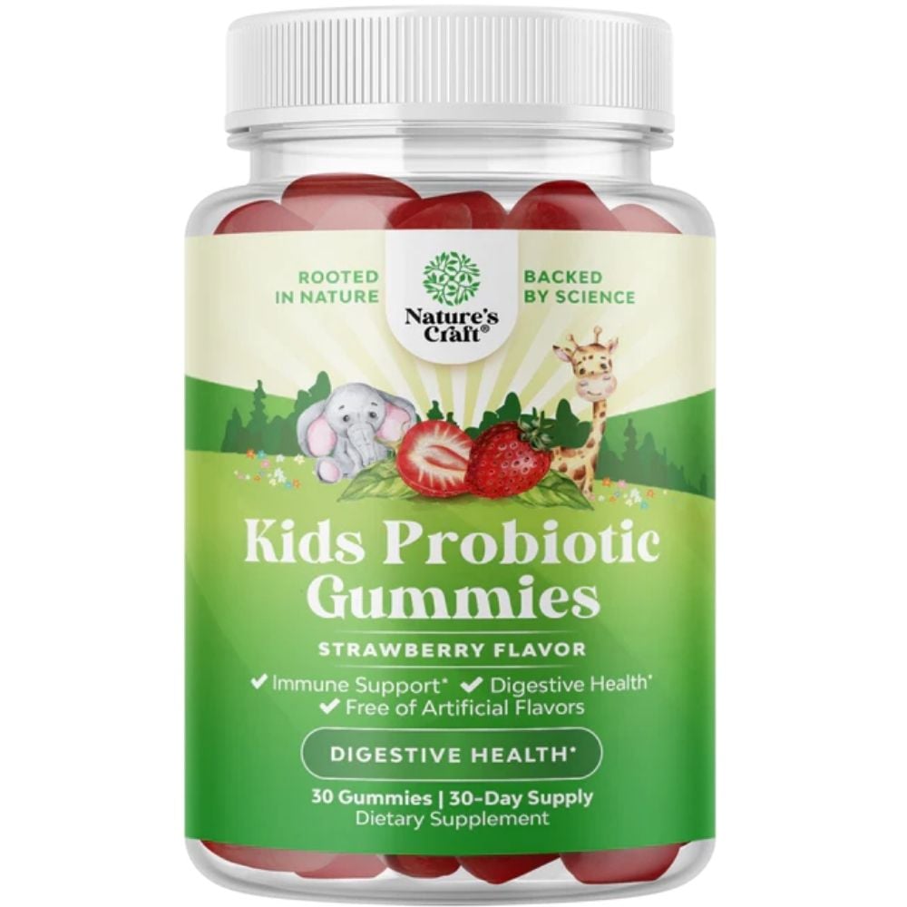 Nature's Craft Kids Probiotic Gummies Strawberry 30s