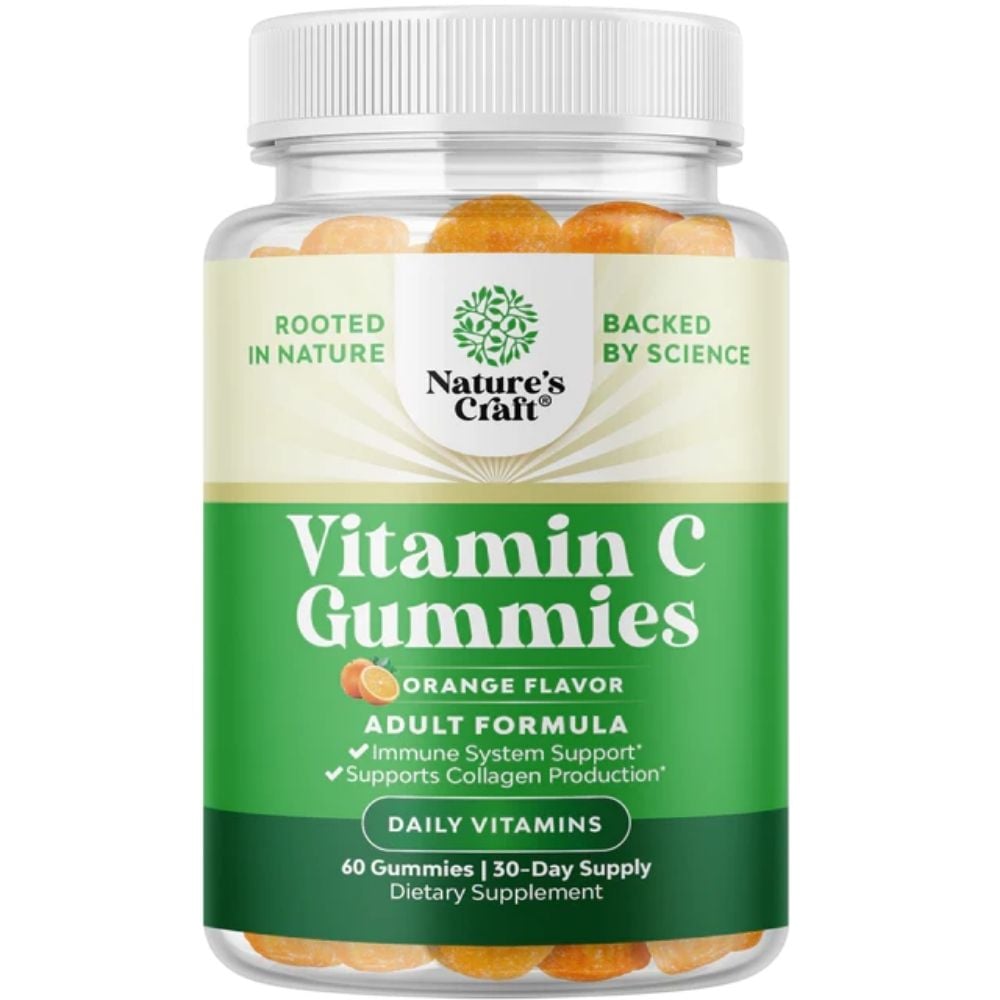 Nature's Craft Vitamin C Gummies Orange 60s