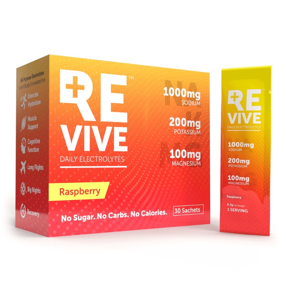 REVIVE Daily Electrolytes: Raspberry 30s