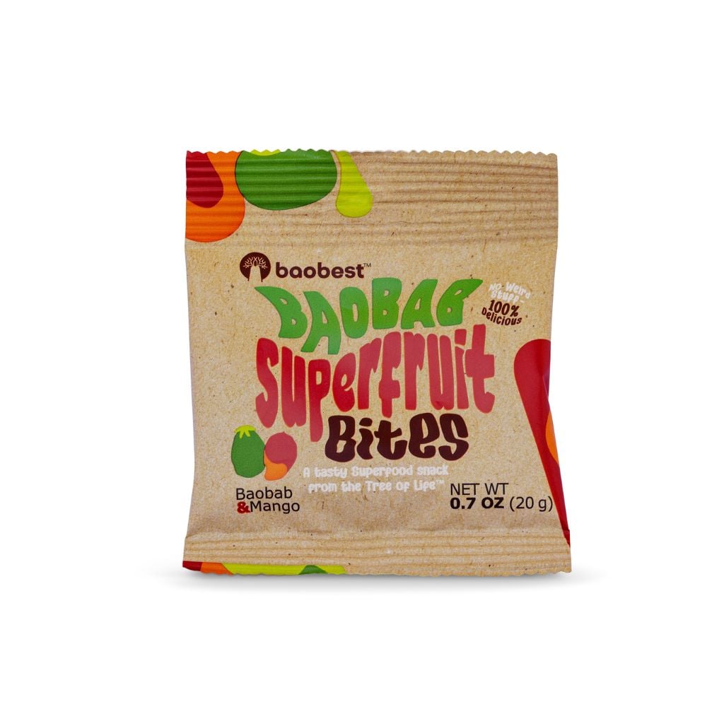 Baobest Baobab Superfruit Bites Mango 20g