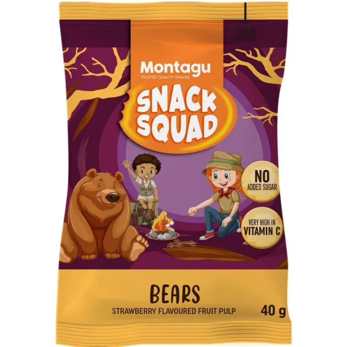 Montagu Fruity Bears Strawberry 40g
