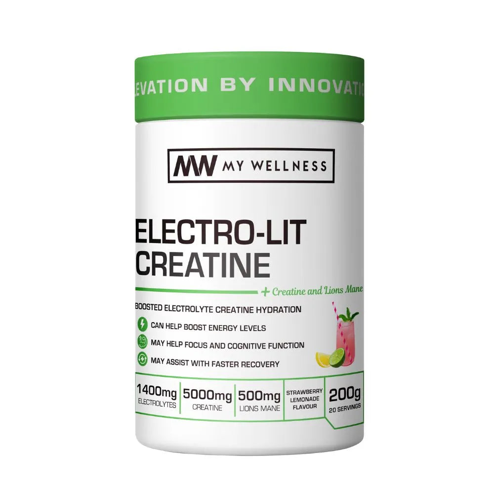 My Wellness Electro-Lit Creatine Strawberry Lemonade 200g