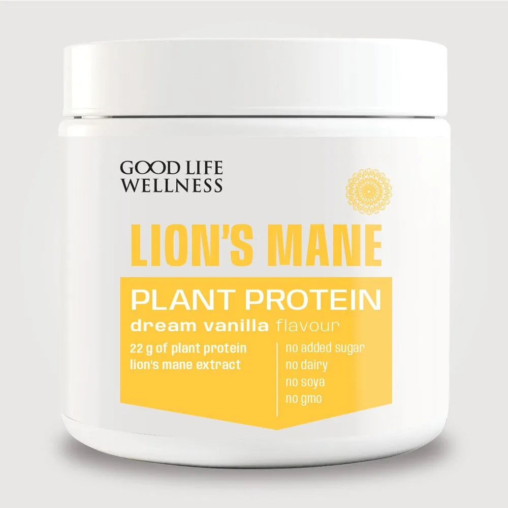 Good Life Wellness Plant Protein Lion's Mane Vanilla Powder 600g