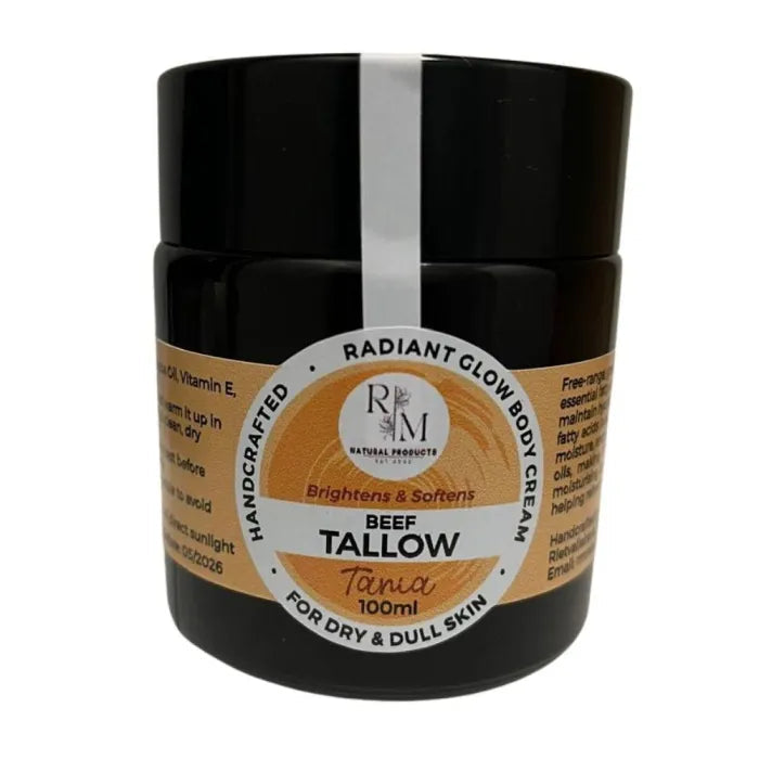 R & M Natural Products Tania Radiant Glow Tallow Body Cream 100ml
