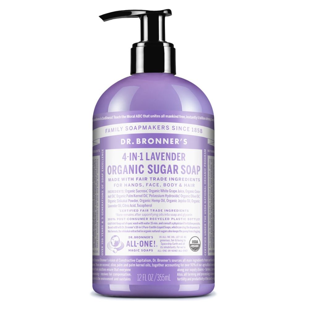 Dr Bronner Sugar Soap Lavender 355ml
