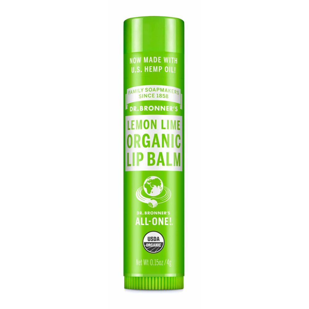 Dr Bronner Lip Balm Lemon Lime 4g