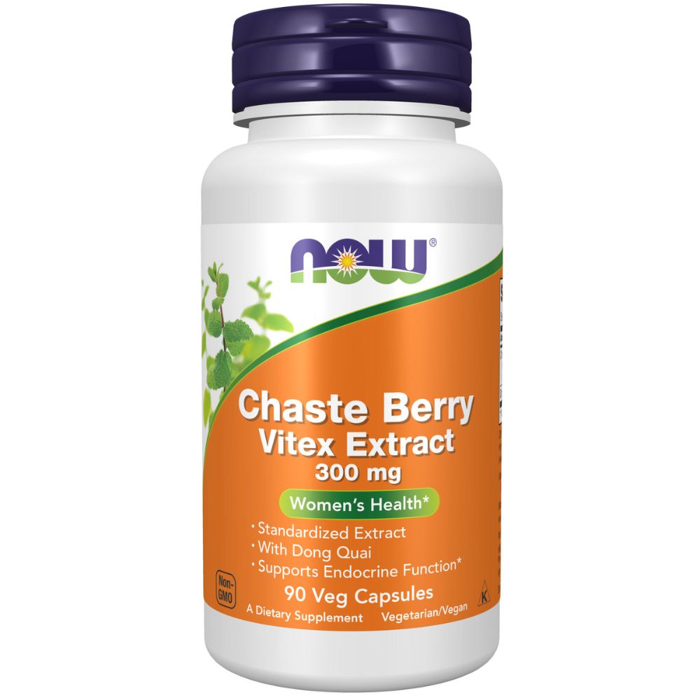 NOW Chaste Berry Vitex Extract 300mg 90s