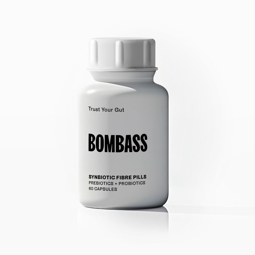 Bombass Synbiotic Fibre capsules 500mg 60s