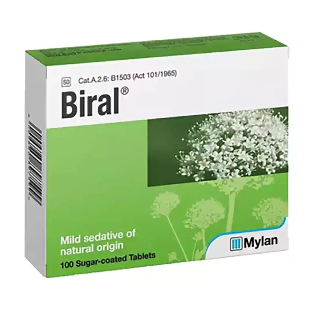 Biral Tranquillizer Tablets 100's
