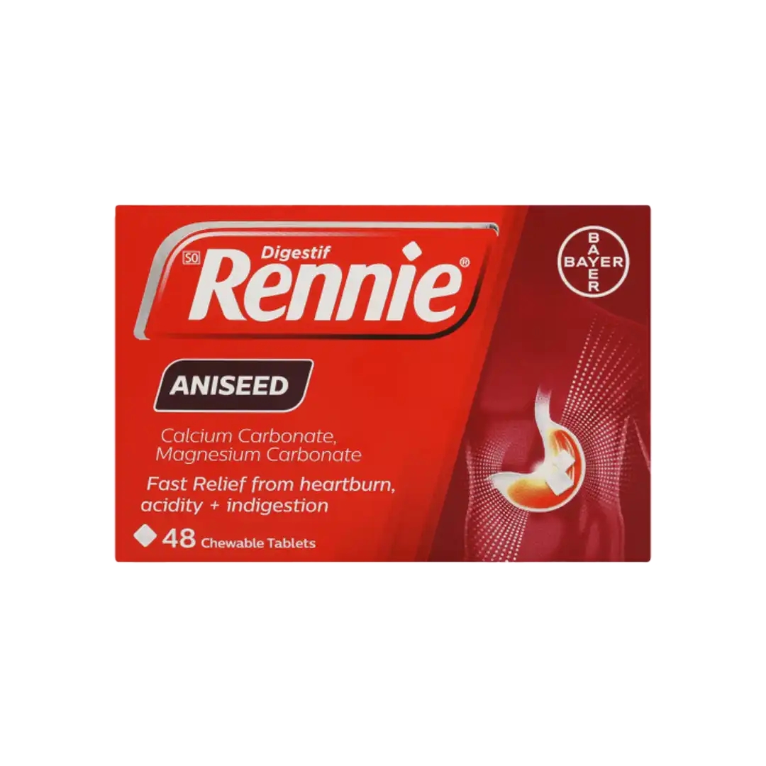 Rennie Aniseed Antacid Tablets 48's