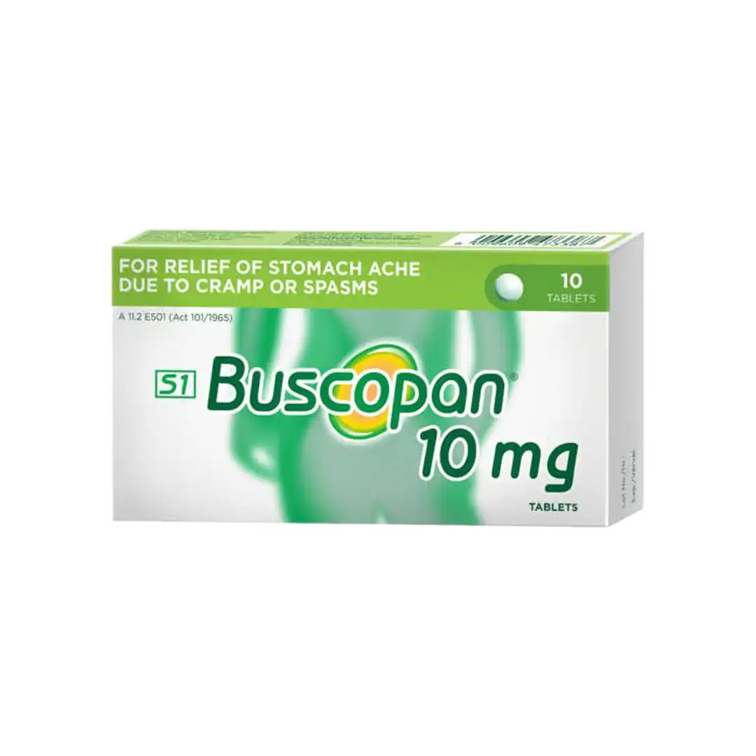 Buscopan 10mg Tablets 10's