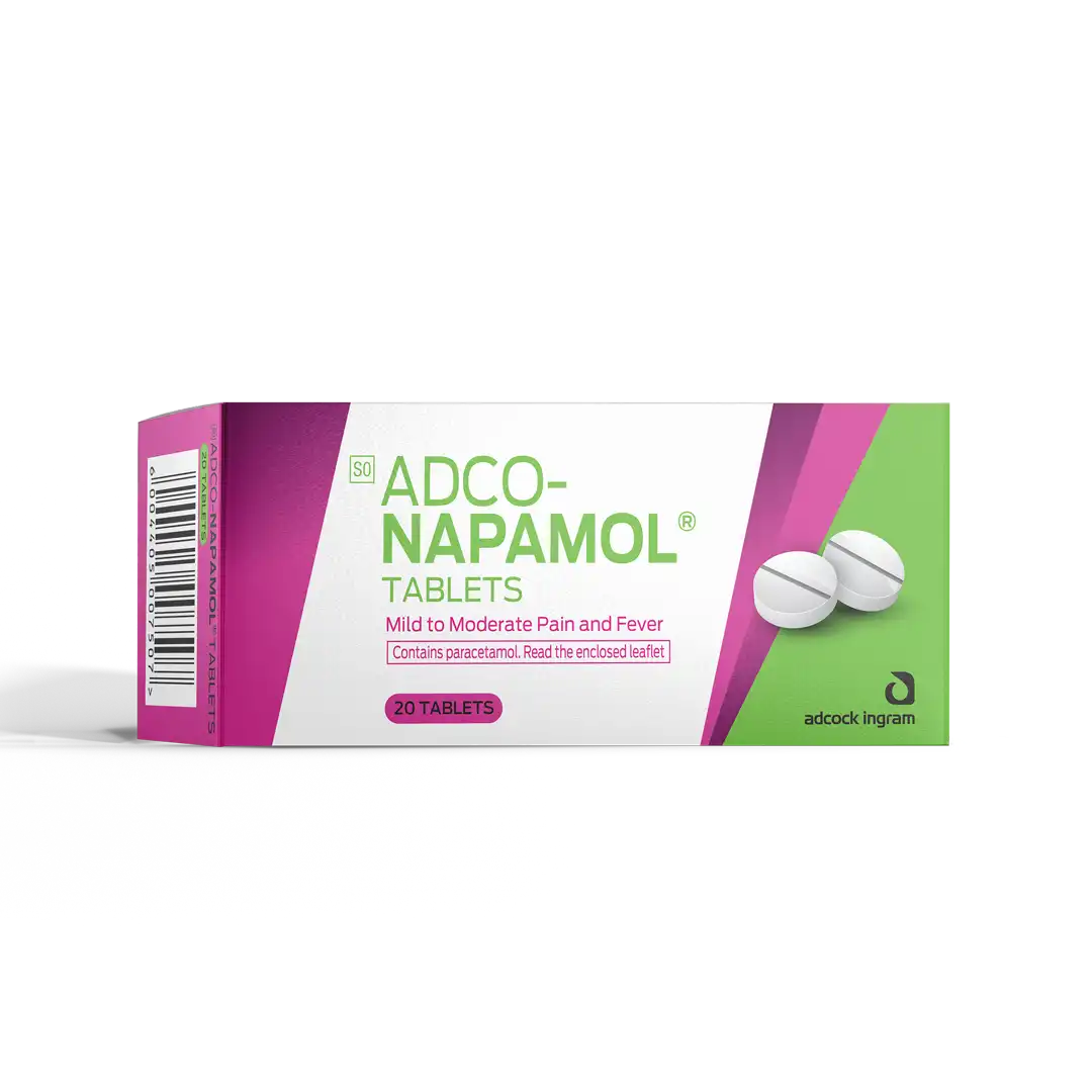 Adco-Napamol Tablets 20's