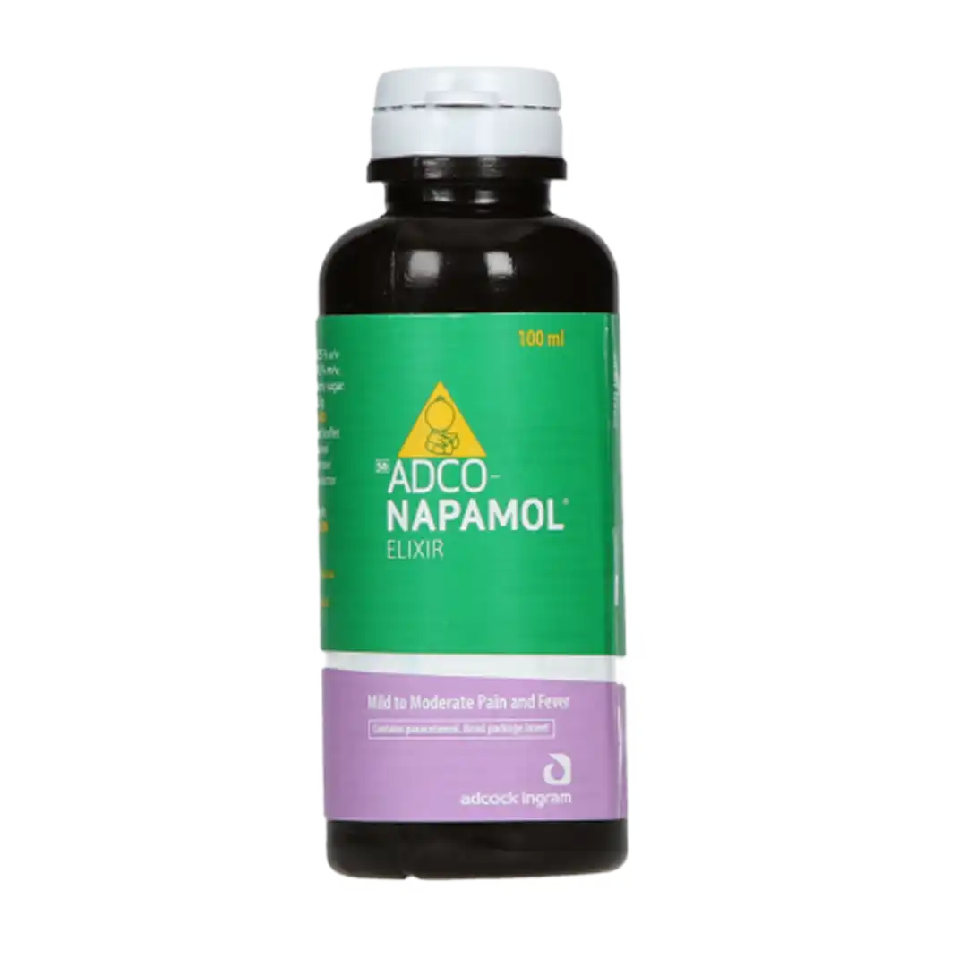 Adco-Napamol Elixir Syrup 120mg 100ml
