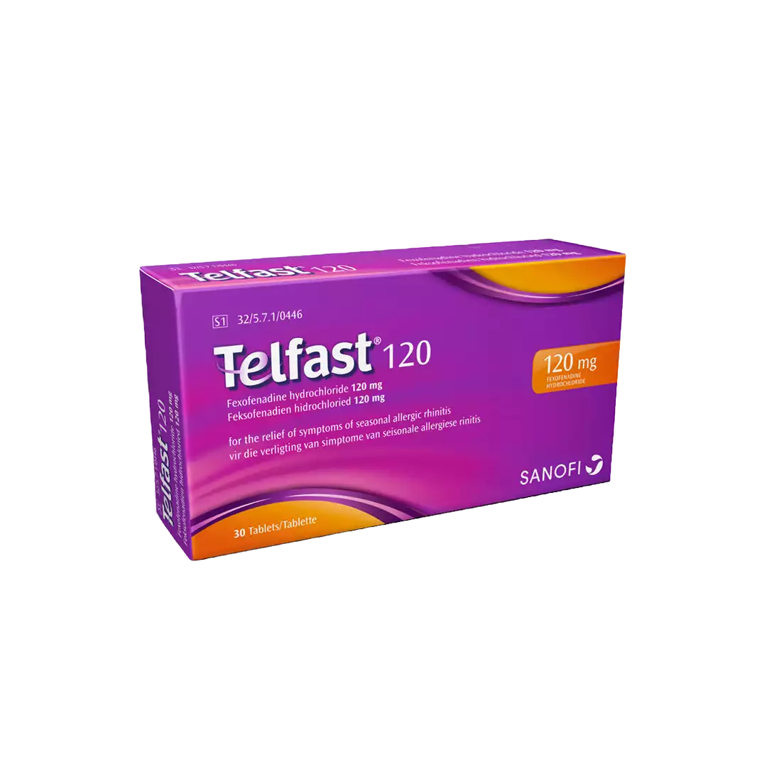 Telfast Tabs 120Mg 30's