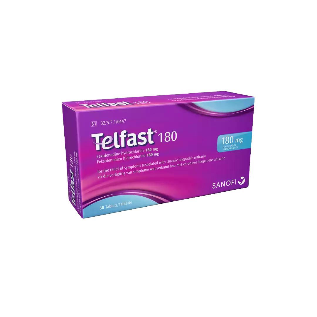 Telfast Tabs 180Mg 30's